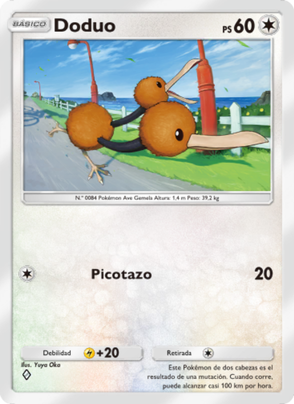 Doduo 199 — Genes Formidables (Spanish Pokémon TCG card)