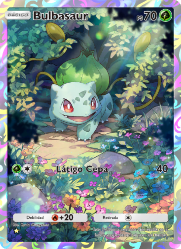 Bulbasaur 227 — Genes Formidables (Spanish Pokémon TCG card)