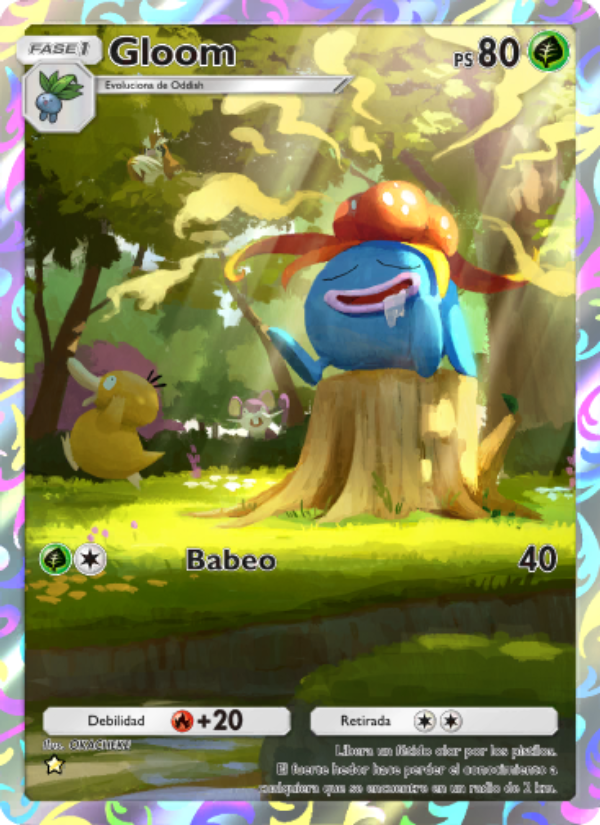 Gloom 228 — Genes Formidables (Spanish Pokémon TCG card)
