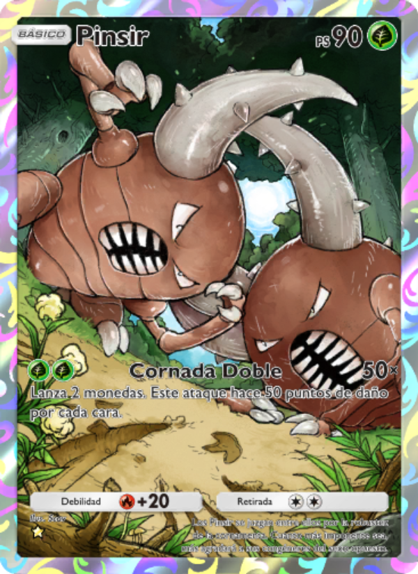 Pinsir 229 — Genes Formidables (Spanish Pokémon TCG card)