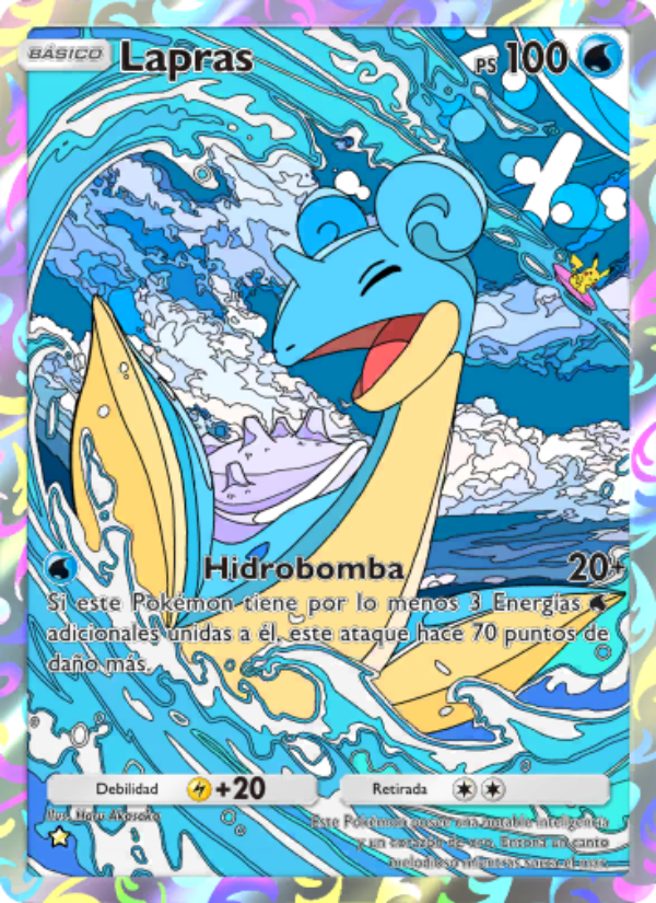 Lapras 234 — Genes Formidables (Spanish Pokémon TCG card)