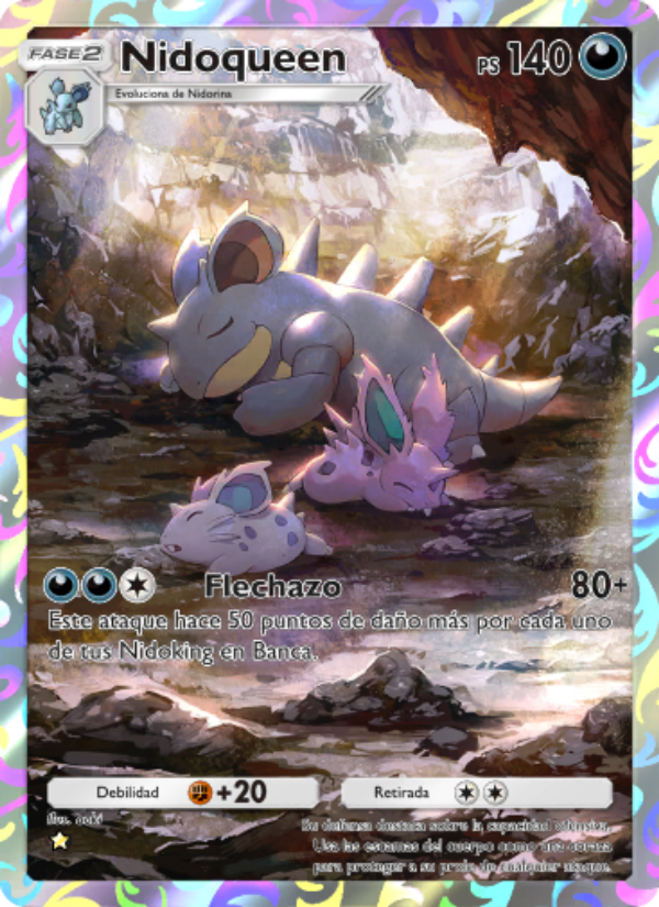 Nidoqueen 240 — Genes Formidables (Spanish Pokémon TCG card)
