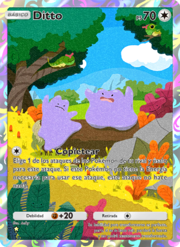 Ditto 247 — Genes Formidables (Spanish Pokémon TCG card)