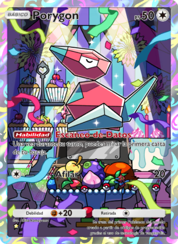 Porygon 249 — Genes Formidables (Spanish Pokémon TCG card)