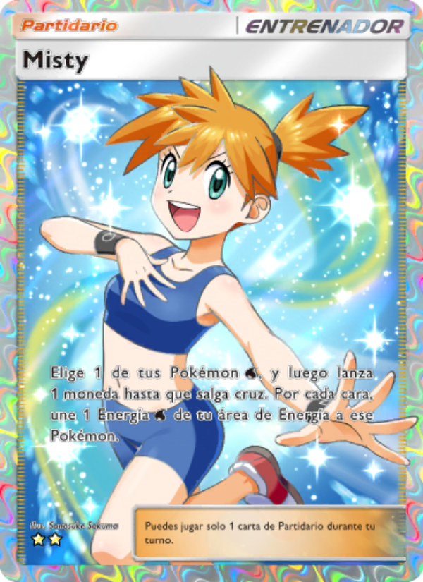 Misty 267 — Genes Formidables (Spanish Pokémon TCG card)