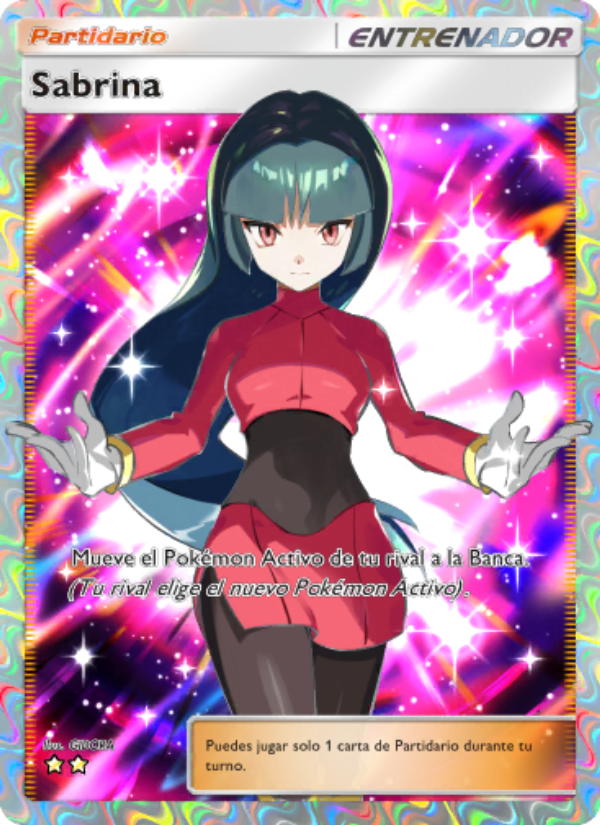 Sabrina 272 — Genes Formidables (Spanish Pokémon TCG card)