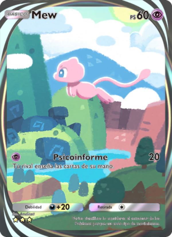 Mew 283 — Genes Formidables (Spanish Pokémon TCG card)