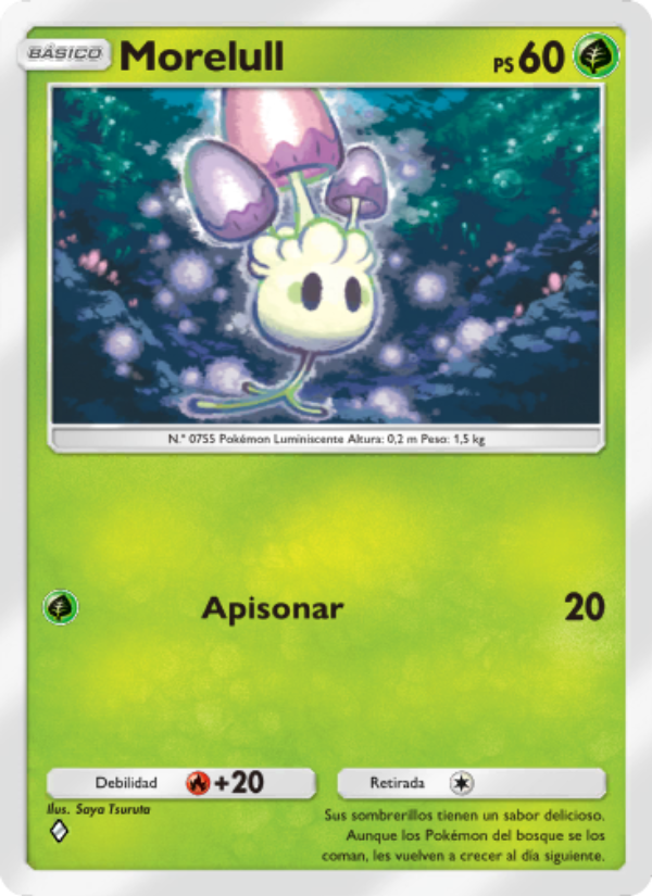 Morelull 007 — La Isla Singular (Spanish Pokémon TCG card)