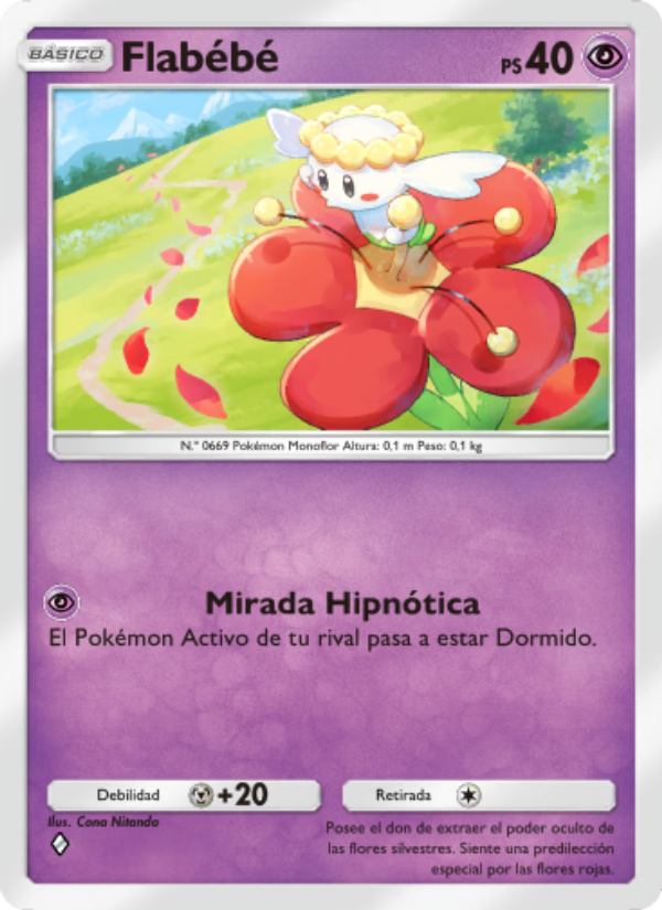 Flabébé 036 — La Isla Singular (Spanish Pokémon TCG card)