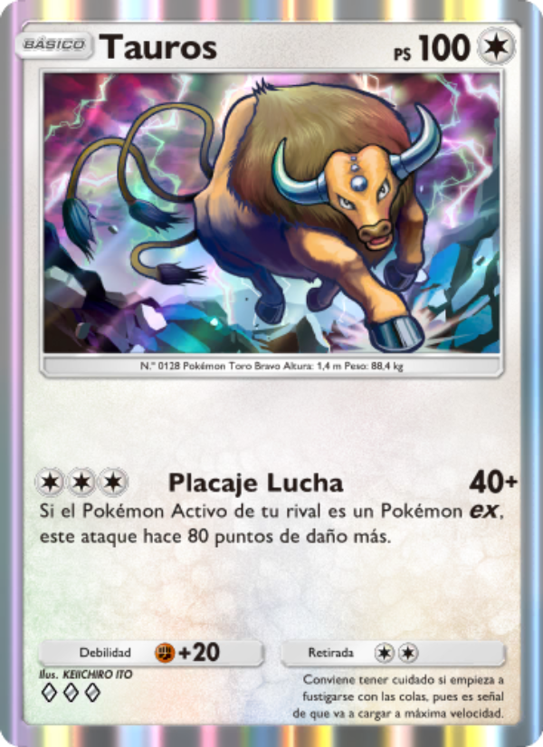 Tauros 060 — La Isla Singular (Spanish Pokémon TCG card)