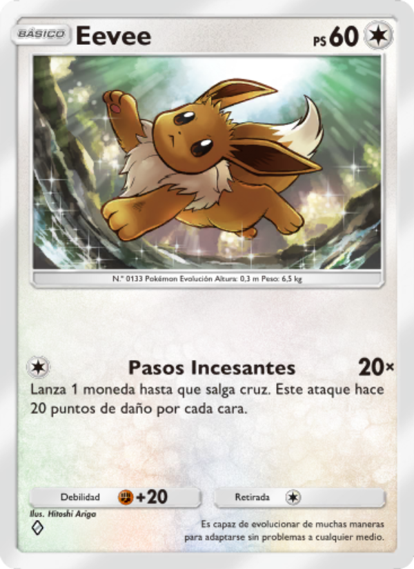 Eevee 061 — La Isla Singular (Spanish Pokémon TCG card)