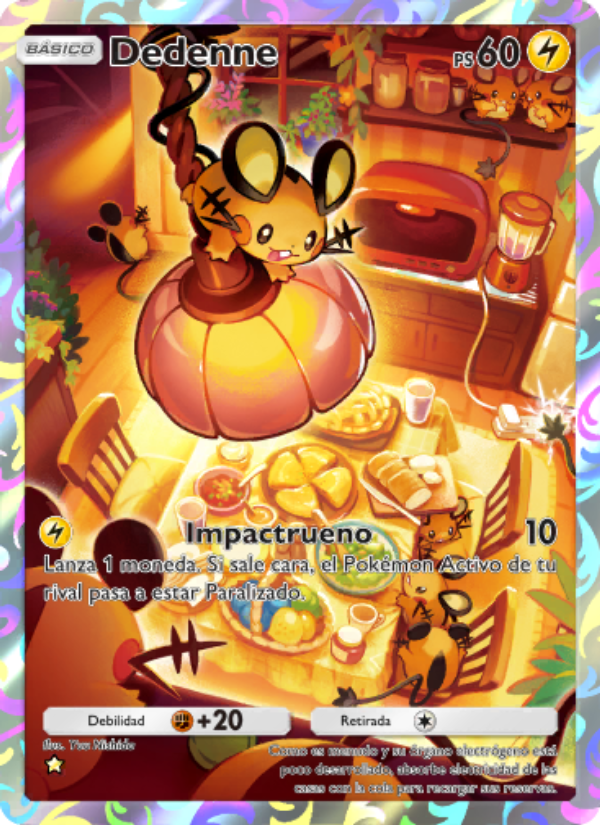 Dedenne 073 — La Isla Singular (Spanish Pokémon TCG card)