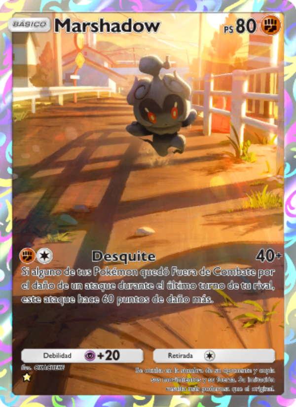 Marshadow 074 — La Isla Singular (Spanish Pokémon TCG card)