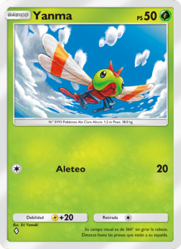 Yanma 006 — Pugna Espaciotemporal (Spanish Pokémon TCG card)