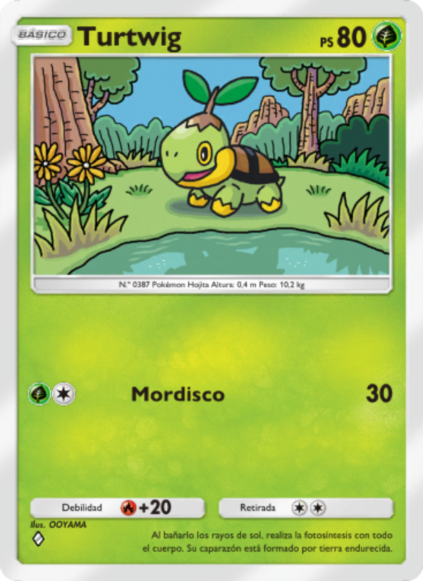 Turtwig 010 — Pugna Espaciotemporal (Spanish Pokémon TCG card)