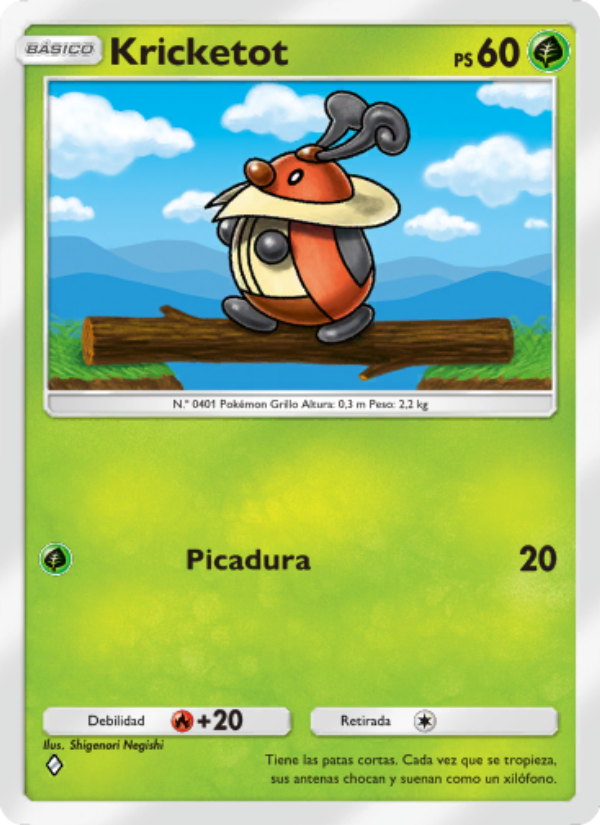 Kricketot 013 — Pugna Espaciotemporal (Spanish Pokémon TCG card)
