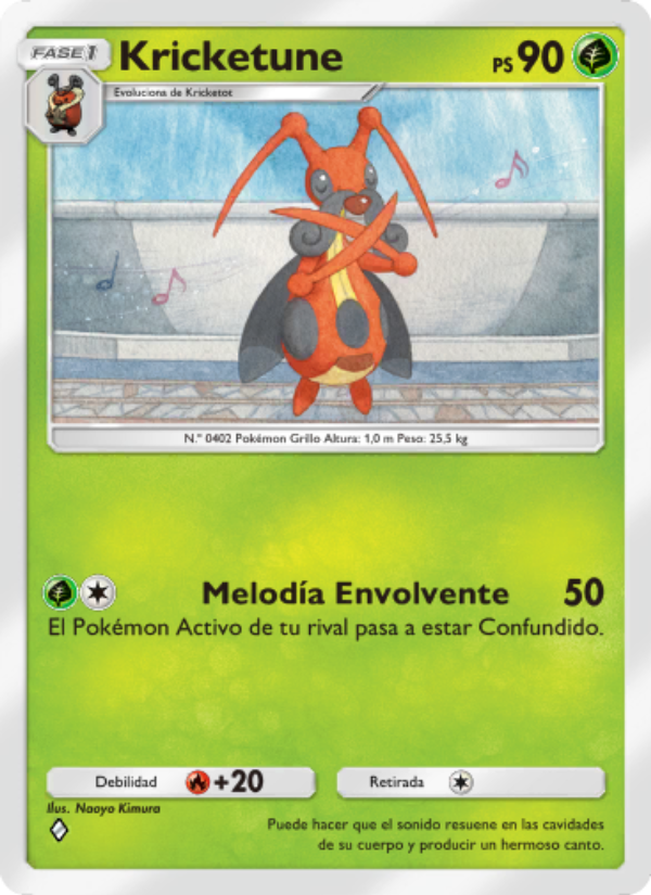 Kricketune 014 — Pugna Espaciotemporal (Spanish Pokémon TCG card)