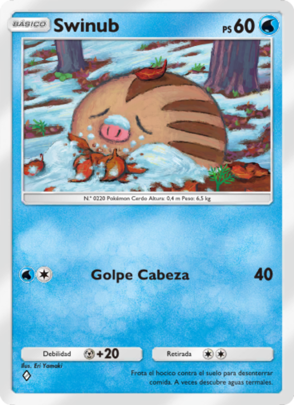 Swinub 031 — Pugna Espaciotemporal (Spanish Pokémon TCG card)