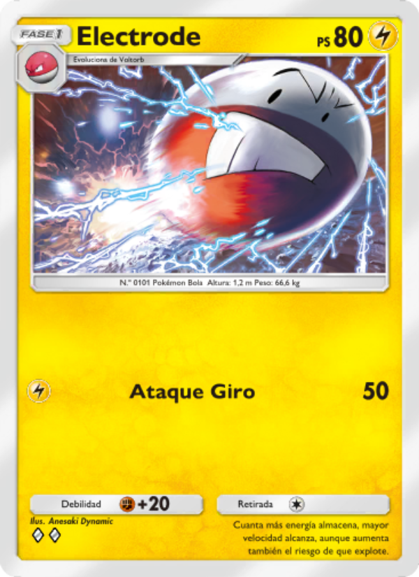 Electrode 055 — Pugna Espaciotemporal (Spanish Pokémon TCG card)