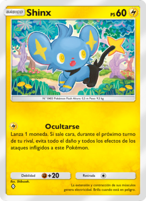 Shinx 058 — Pugna Espaciotemporal (Spanish Pokémon TCG card)