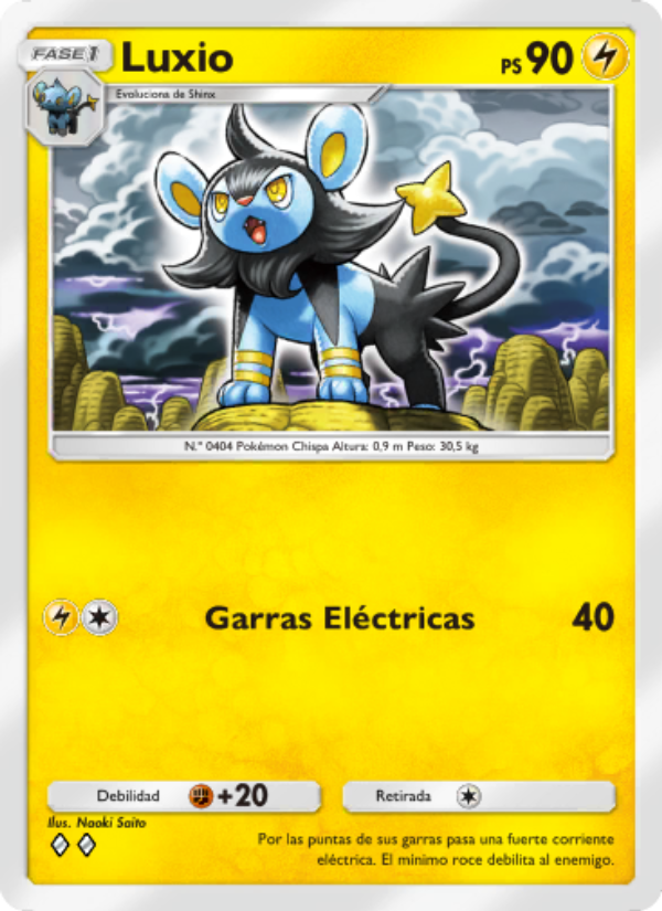 Luxio 059 — Pugna Espaciotemporal (Spanish Pokémon TCG card)