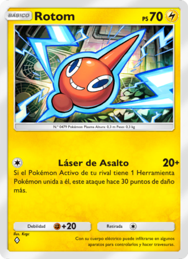 Rotom 062 — Pugna Espaciotemporal (Spanish Pokémon TCG card)