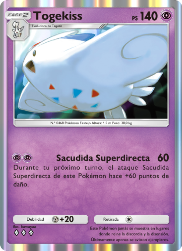 Togekiss 065 — Pugna Espaciotemporal (Spanish Pokémon TCG card)