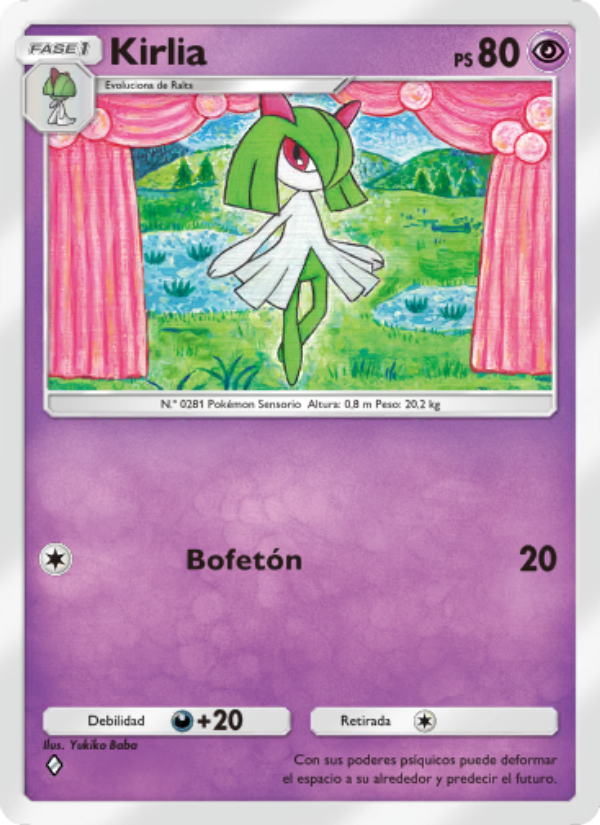 Kirlia 069 — Pugna Espaciotemporal (Spanish Pokémon TCG card)