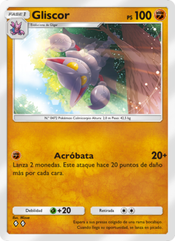 Gliscor 084 — Pugna Espaciotemporal (Spanish Pokémon TCG card)