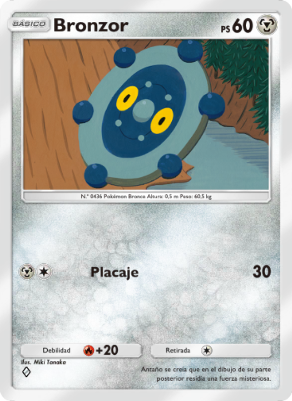 Bronzor 116 — Pugna Espaciotemporal (Spanish Pokémon TCG card)