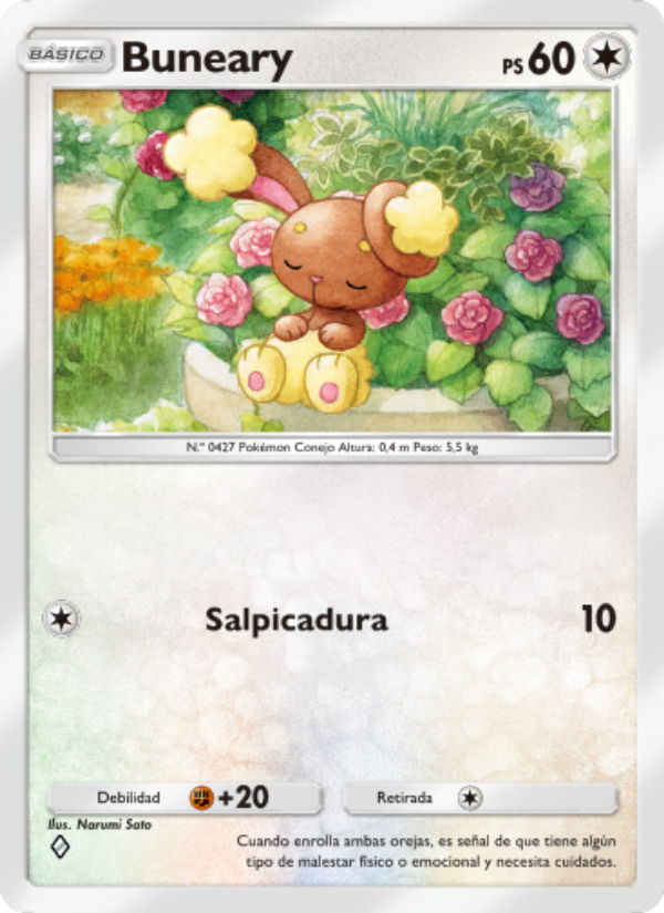 Buneary 137 — Pugna Espaciotemporal (Spanish Pokémon TCG card)