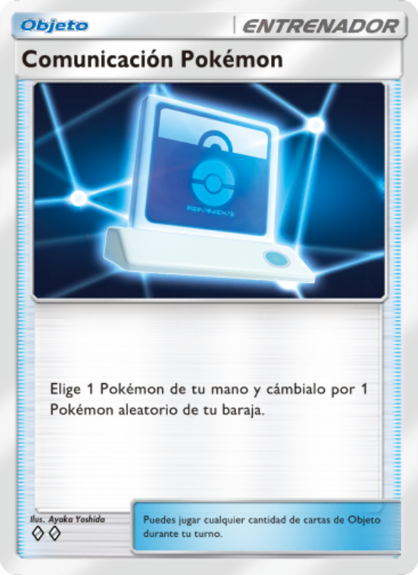 Comunicación Pokémon 146 — Pugna Espaciotemporal (Spanish Pokémon TCG card)