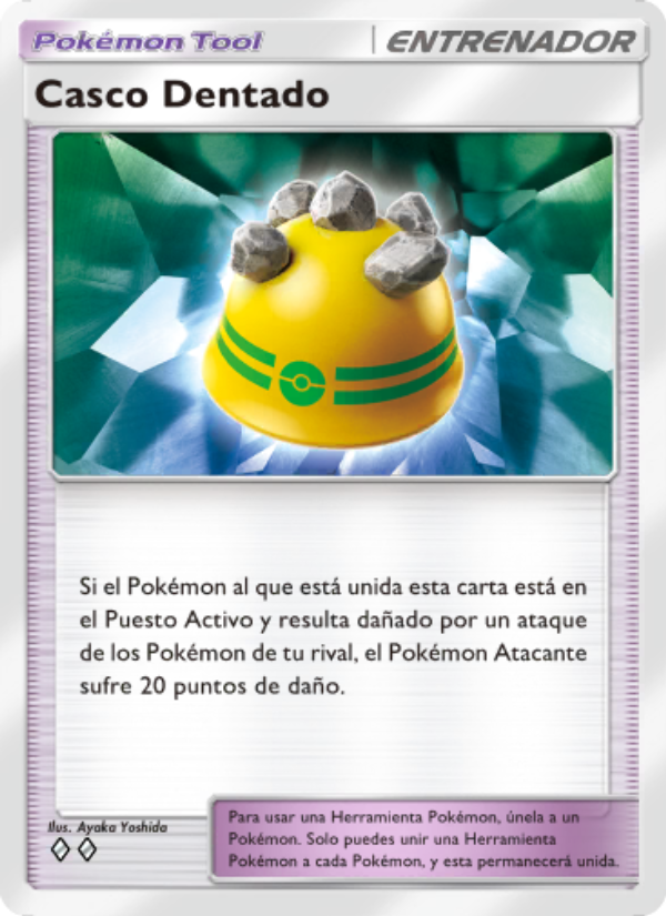 Casco Dentado 148 — Pugna Espaciotemporal (Spanish Pokémon TCG card)