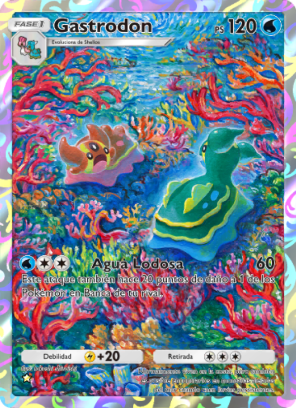 Gastrodon 161 — Pugna Espaciotemporal (Spanish Pokémon TCG card)