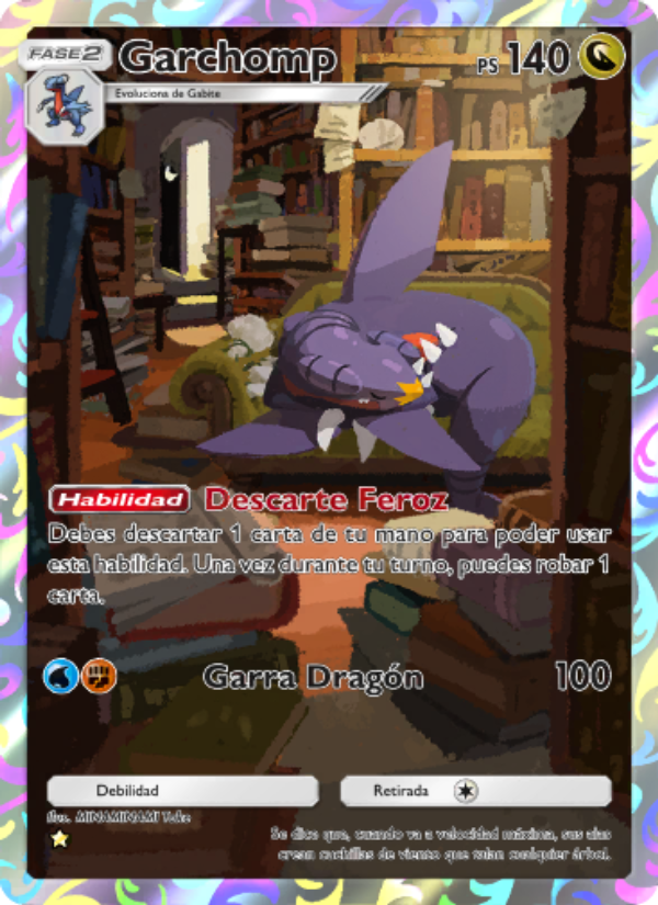 Garchomp 175 — Pugna Espaciotemporal (Spanish Pokémon TCG card)