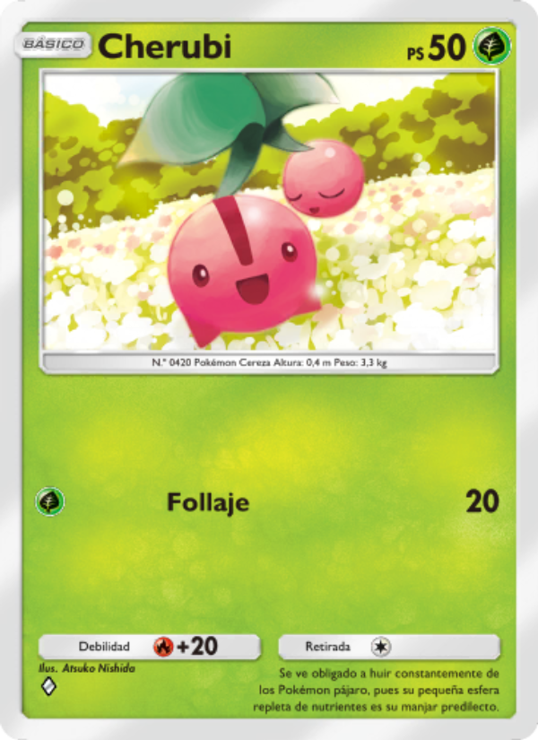 Cherubi 006 — Luz Triunfal (Spanish Pokémon TCG card)