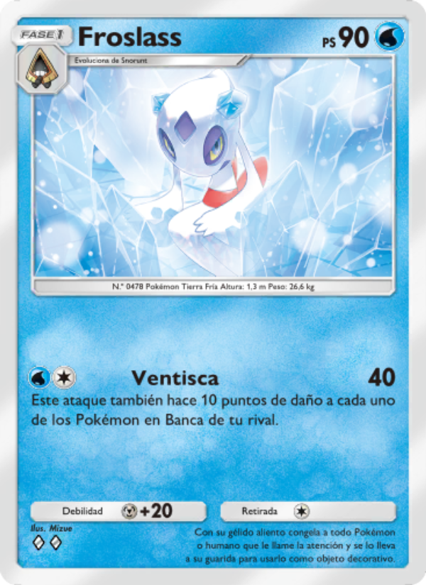 Froslass 019 — Luz Triunfal (Spanish Pokémon TCG card)