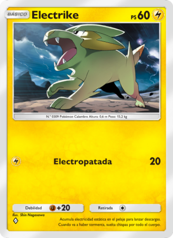 Electrike 027 — Luz Triunfal (Spanish Pokémon TCG card)