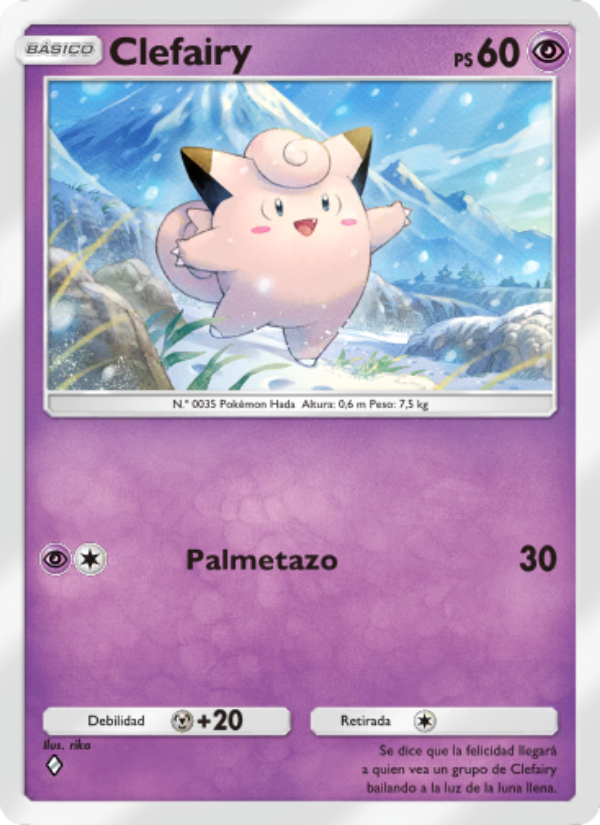 Clefairy 029 — Luz Triunfal (Spanish Pokémon TCG card)