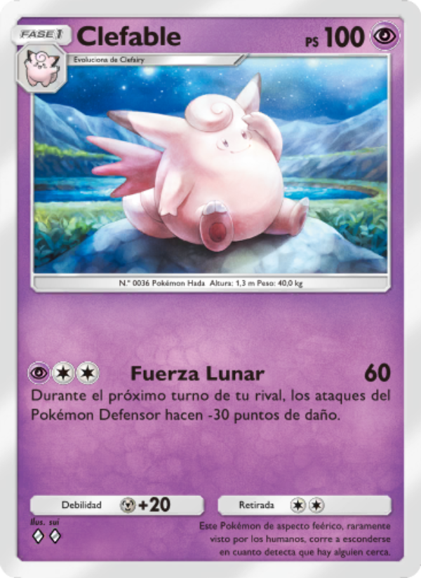 Clefable 030 — Luz Triunfal (Spanish Pokémon TCG card)