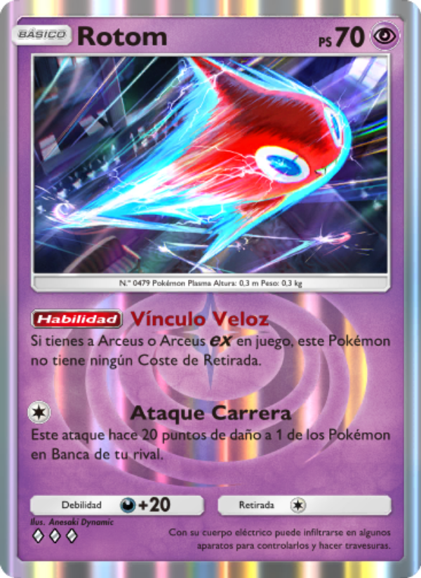 Rotom 035 — Luz Triunfal (Spanish Pokémon TCG card)