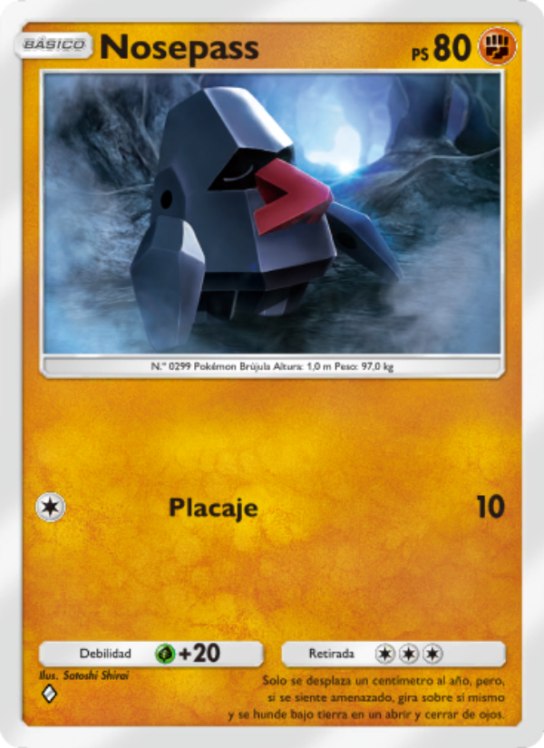 Nosepass 042 — Luz Triunfal (Spanish Pokémon TCG card)