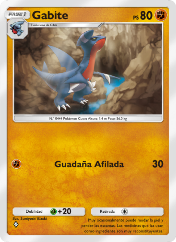 Gabite 046 — Luz Triunfal (Spanish Pokémon TCG card)