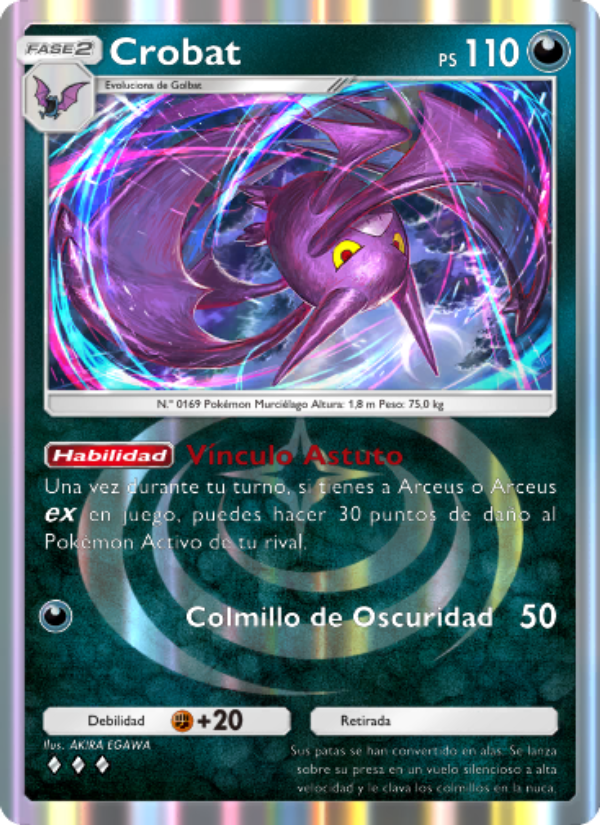Crobat 050 — Luz Triunfal (Spanish Pokémon TCG card)
