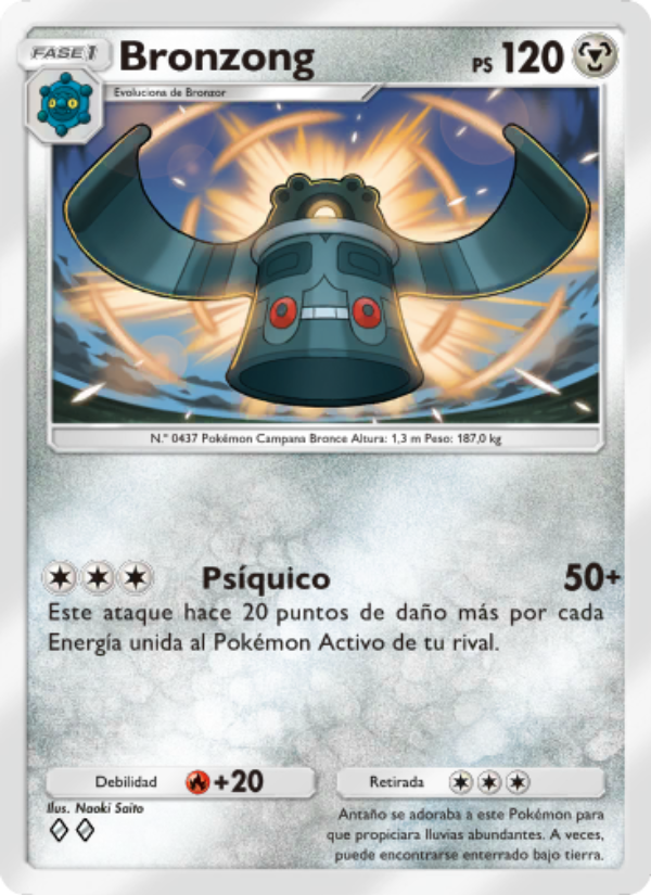 Bronzong 059 — Luz Triunfal (Spanish Pokémon TCG card)
