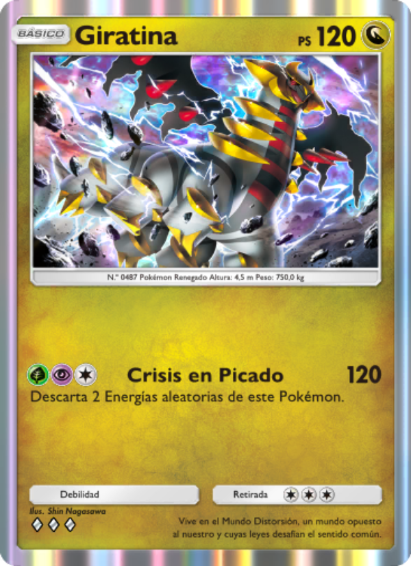 Giratina 061 — Luz Triunfal (Spanish Pokémon TCG card)