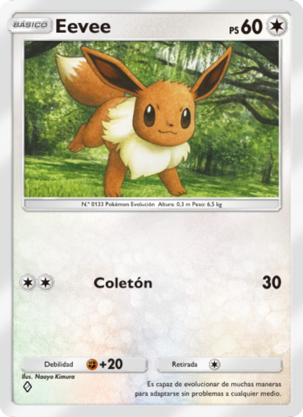 Eevee 062 — Luz Triunfal (Spanish Pokémon TCG card)