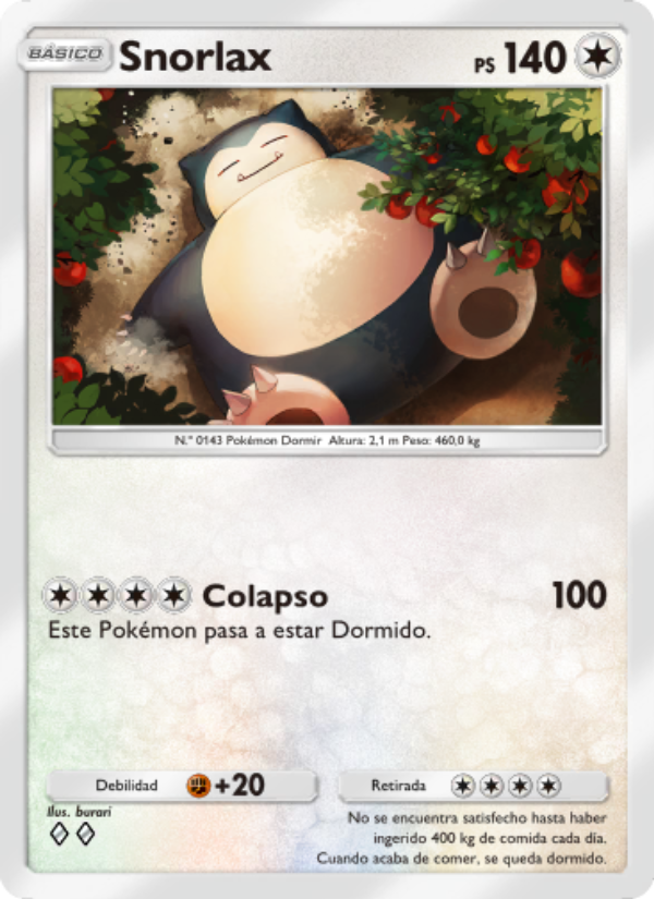 Snorlax 063 — Luz Triunfal (Spanish Pokémon TCG card)