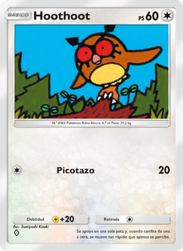 Hoothoot 064 — Luz Triunfal (Spanish Pokémon TCG card)
