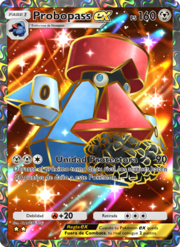 Probopass ex 085 — Luz Triunfal (Spanish Pokémon TCG card)